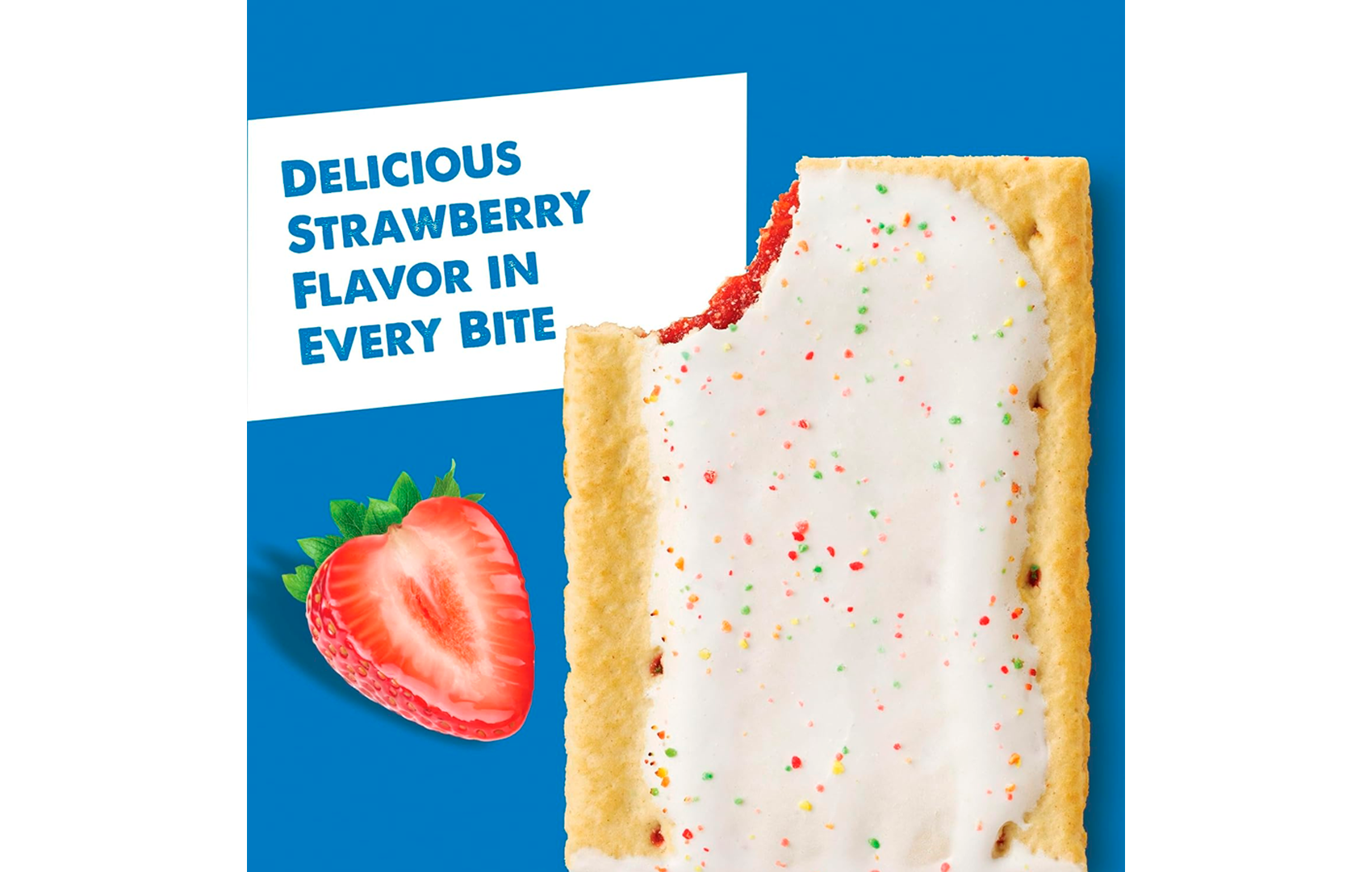 Pop-Tarts - Tostadas (alimentos para el desayuno, bocadillos para niños - 12 Pop-Tarts) (Strawberry)