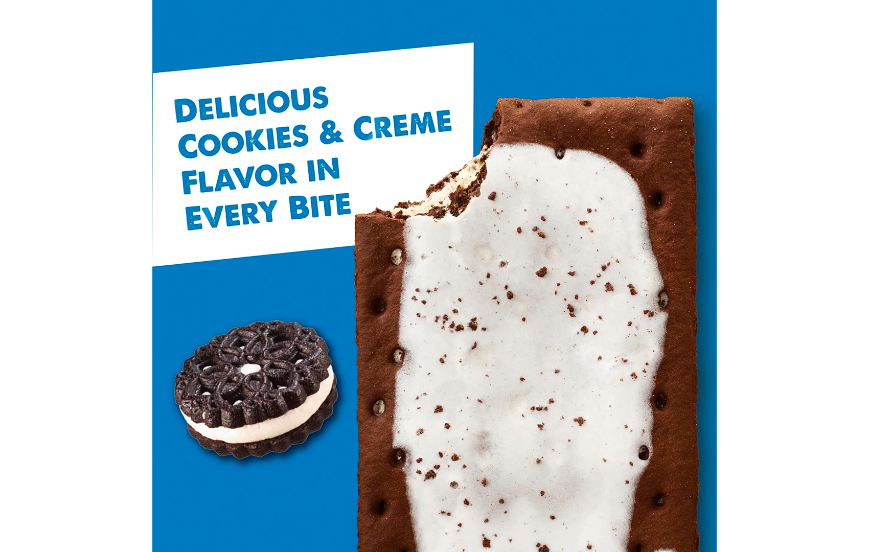 Pop-Tarts - Tostadas (alimentos para el desayuno, bocadillos para niños - 12 Pop-Tarts) (Cookies And Cream)