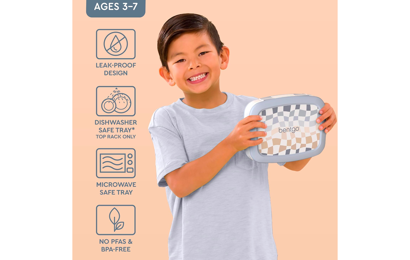 Bentgo Kids Prints (Lonchera para niños) - Ploma