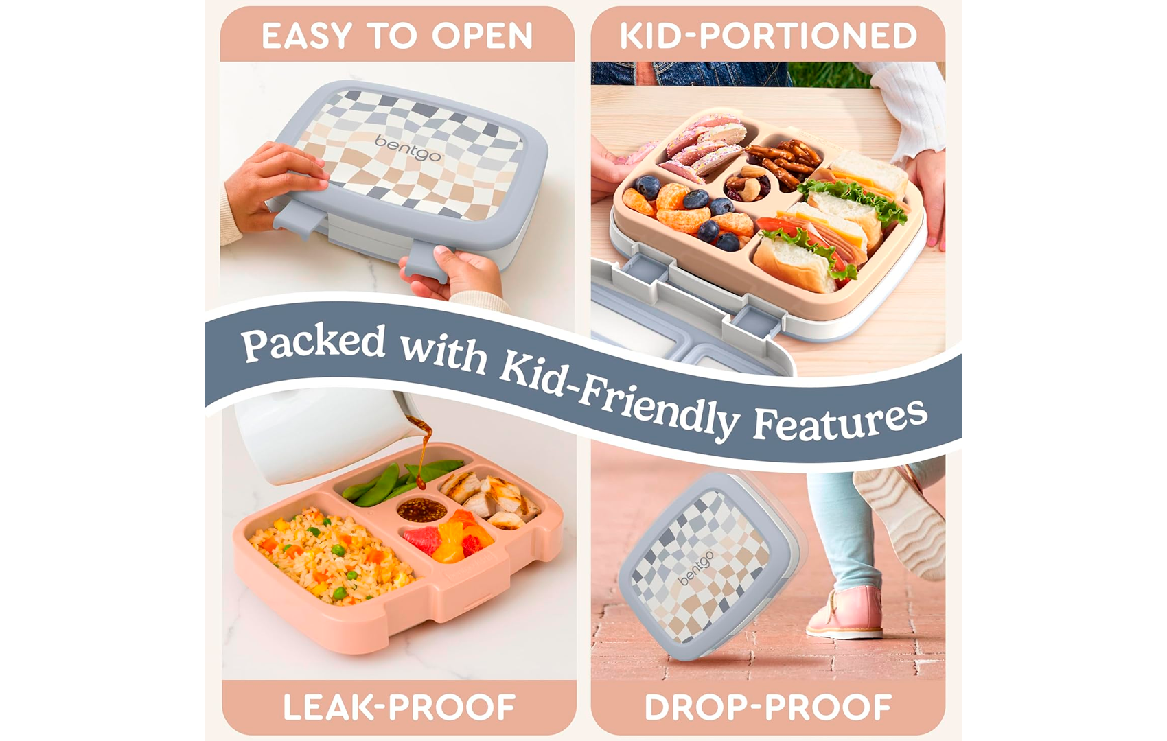 Bentgo Kids Prints (Lonchera para niños) - Ploma