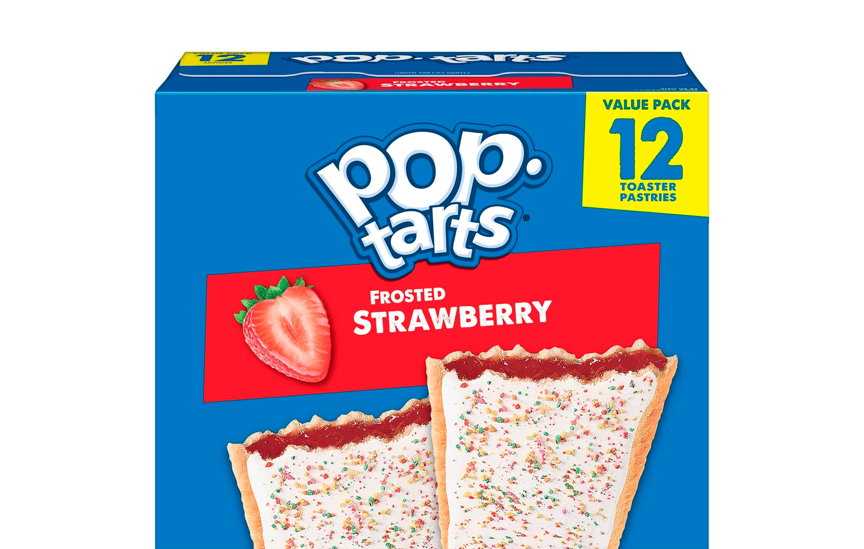Pop-Tarts - Tostadas (alimentos para el desayuno, bocadillos para niños - 12 Pop-Tarts) (Strawberry)