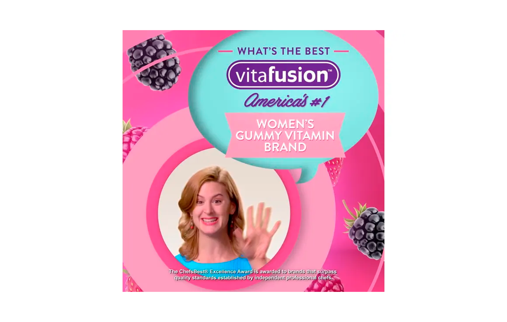 Vitafusion Vitaminas Gomitas de Calcio 500mg para Adultos/100 Unidades.