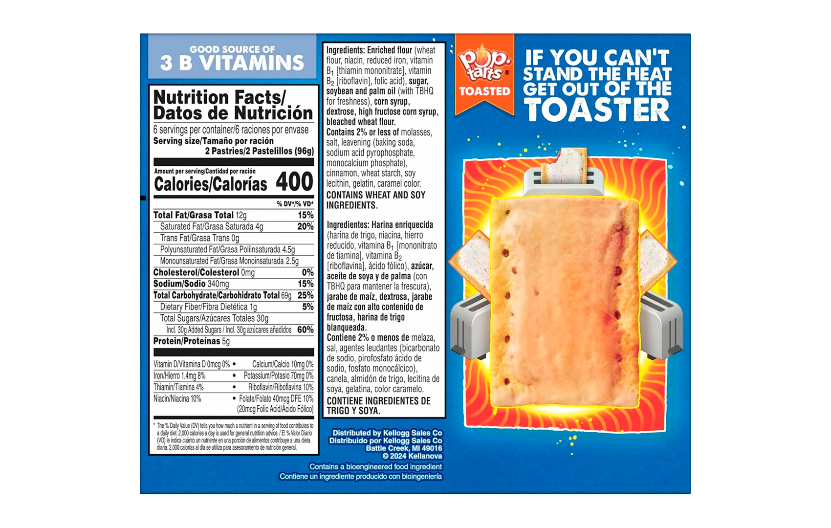 Pop-Tarts - Tostadas (alimentos para el desayuno, bocadillos para niños - 12 Pop-Tarts) (Brown Suggar Cinnamon)