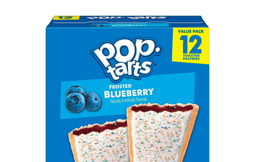 Pop-Tarts - Tostadas (alimentos para el desayuno, bocadillos para niños - 12 Pop-Tarts) (Blueberry)