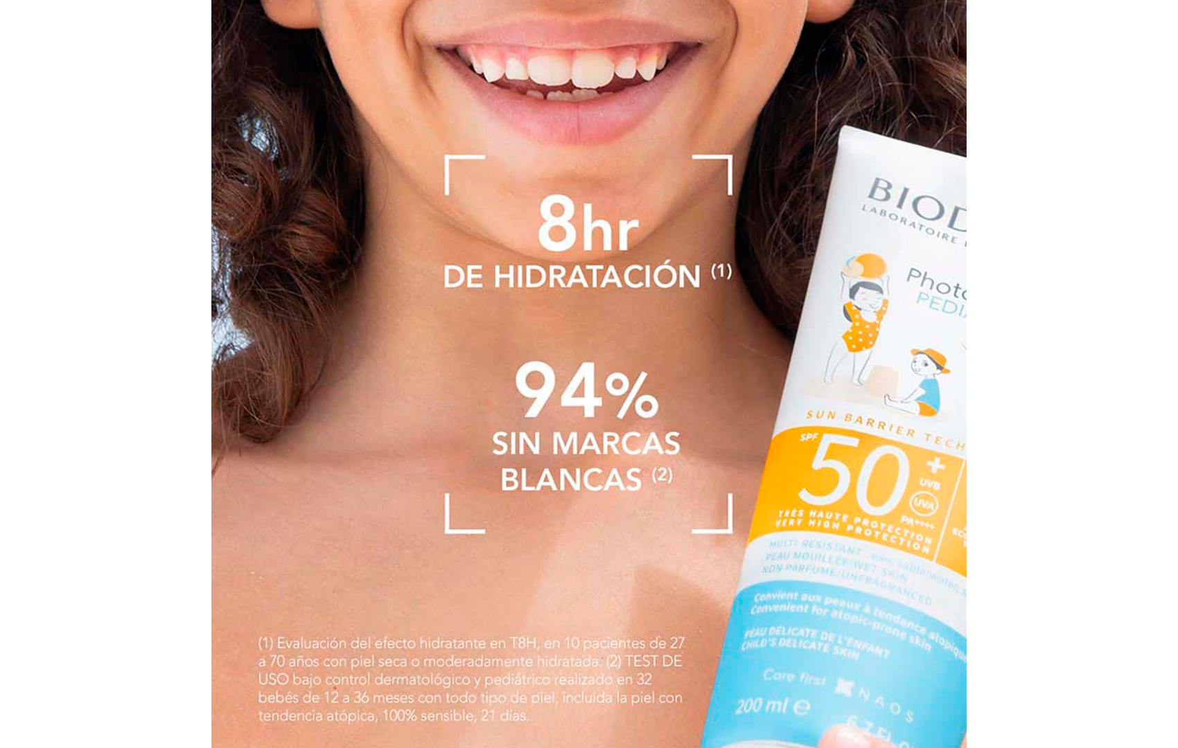 Protector Solar Bioderma Photoderm Pediatrics Lait 200ML Para Niños A Partir De Los 12 Meses
