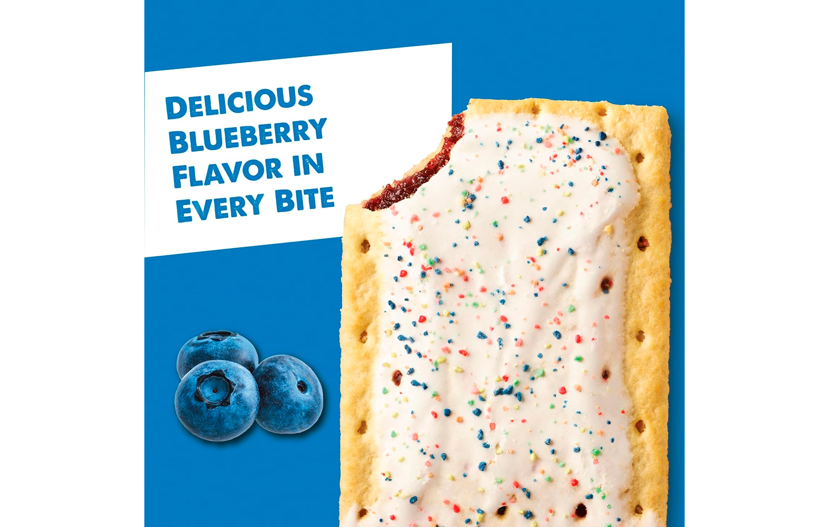 Pop-Tarts - Tostadas (alimentos para el desayuno, bocadillos para niños - 12 Pop-Tarts) (Blueberry)
