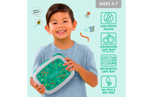 Bentgo Kids Prints (Lonchera para niños) - Verde