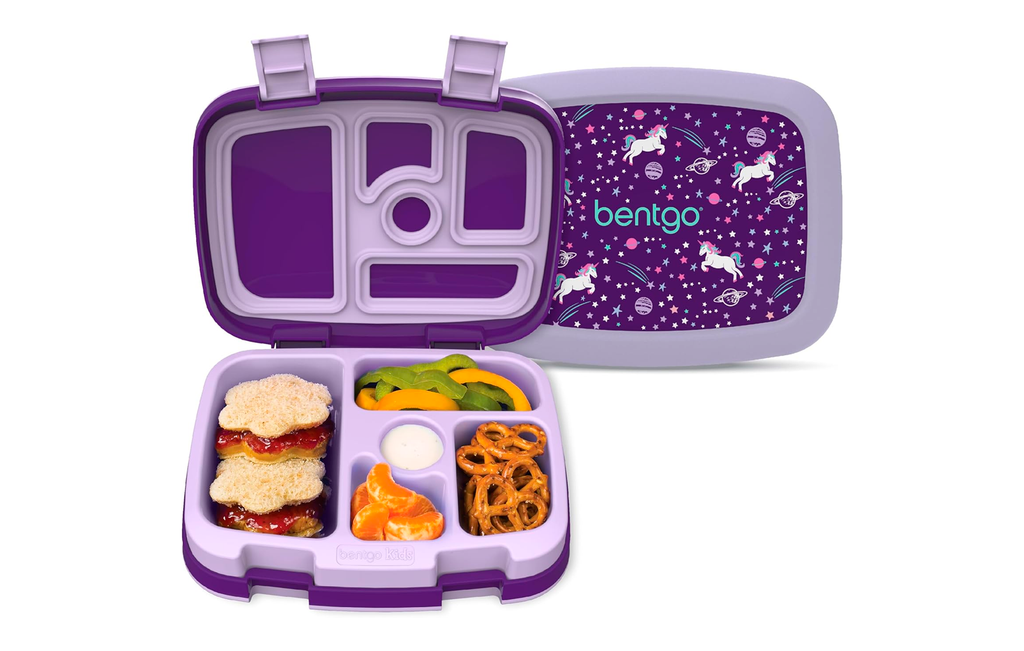 Bentgo Kids Prints (Lonchera para niños) - Morado Unicornio