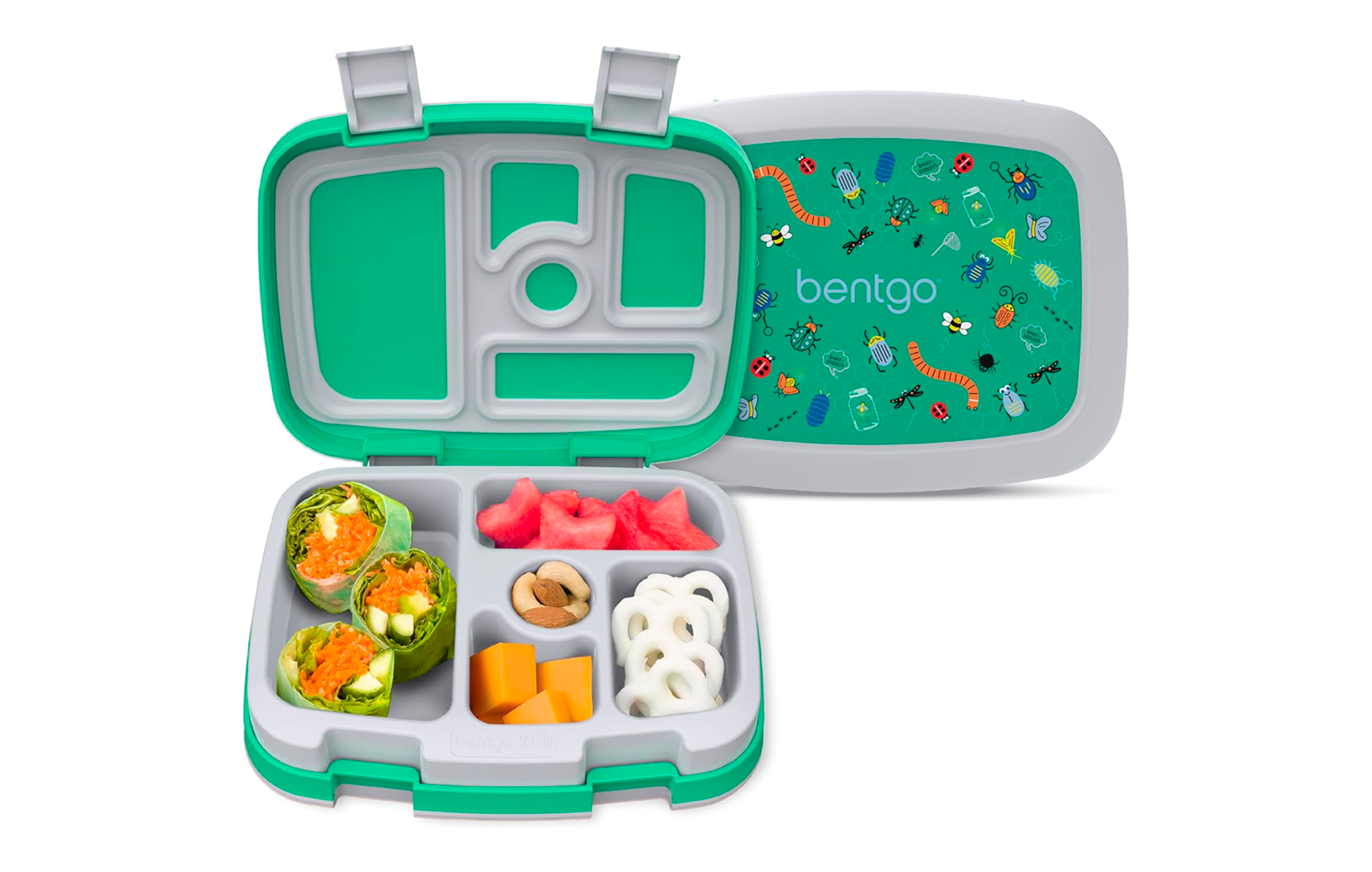 Bentgo Kids Prints (Lonchera para niños) - Verde