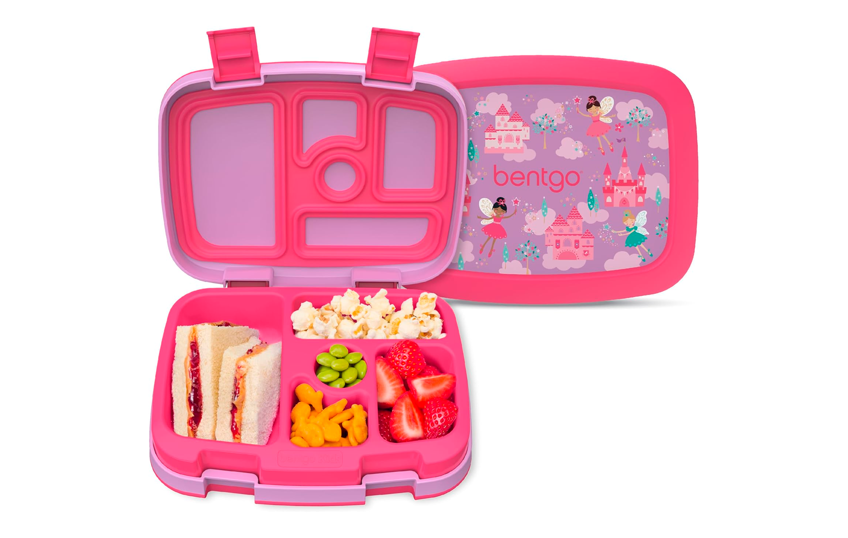 Bentgo Kids Prints (Lonchera para niños) - Rosado Hadas