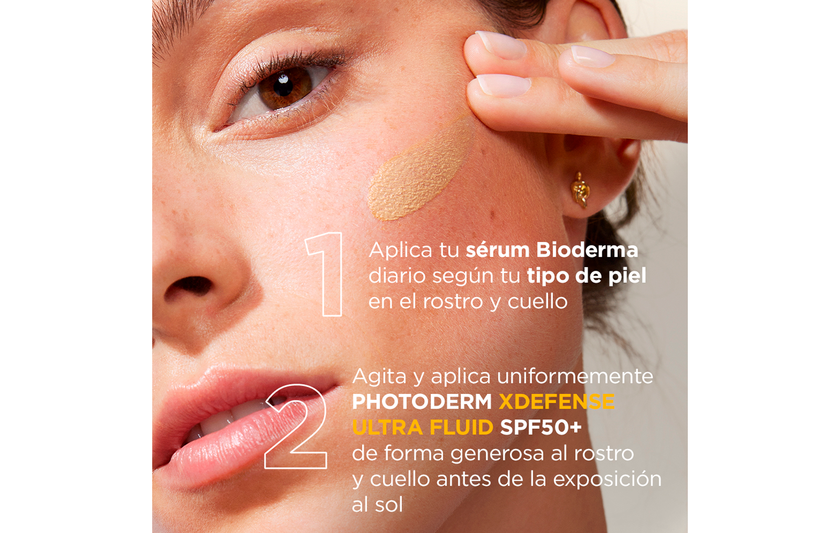 Protector Solar Bioderma Photoderm XDEFENSE Ultra-Fluido SPF50+ Para Piel Sensible y Todo Tipo de Piel