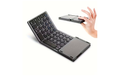 Teclado Inalambrico Plegable Con Touchpad