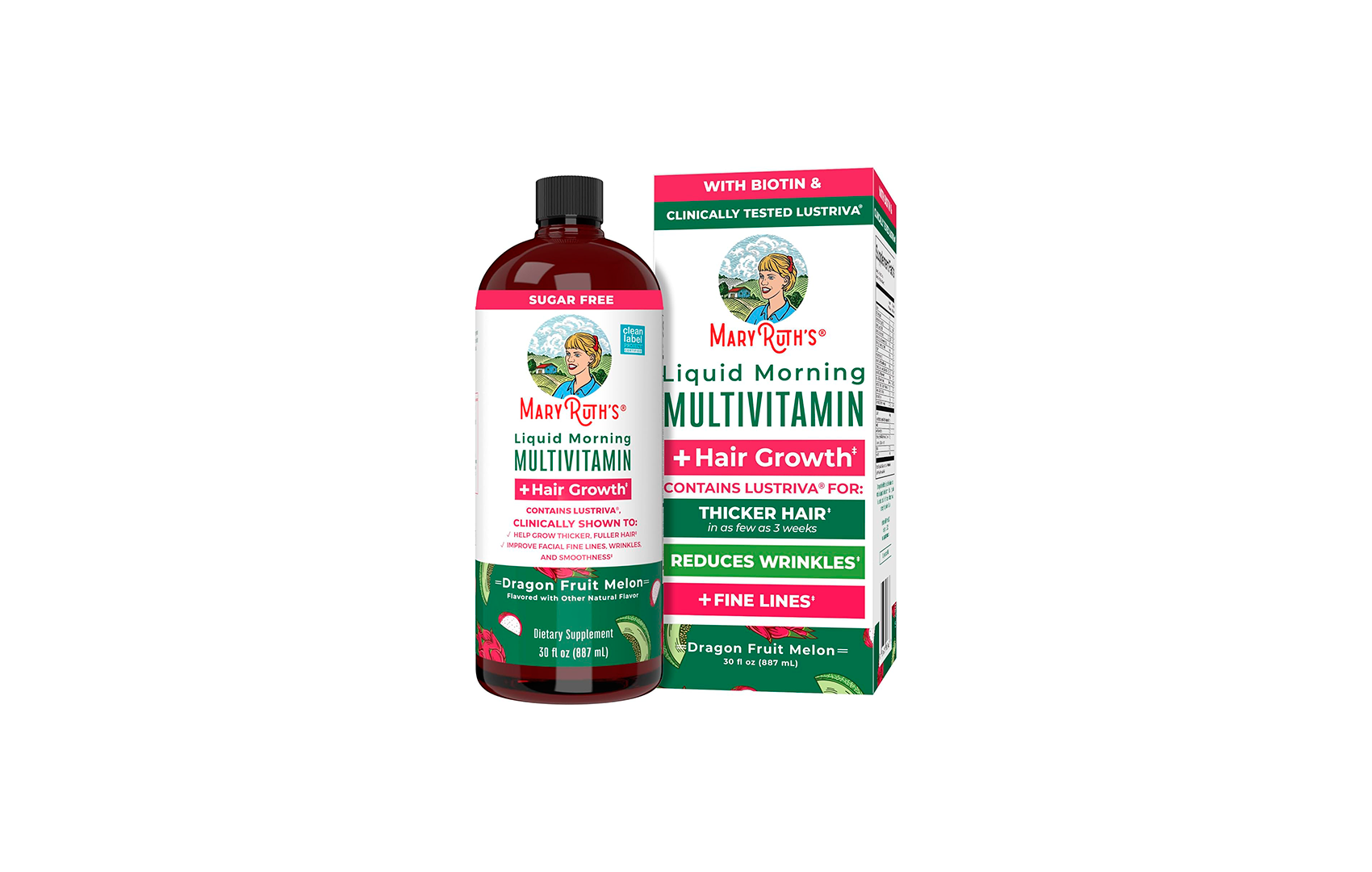 MaryRuth's Multivitamina Líquida + Crecimiento del Cabello (900ml)